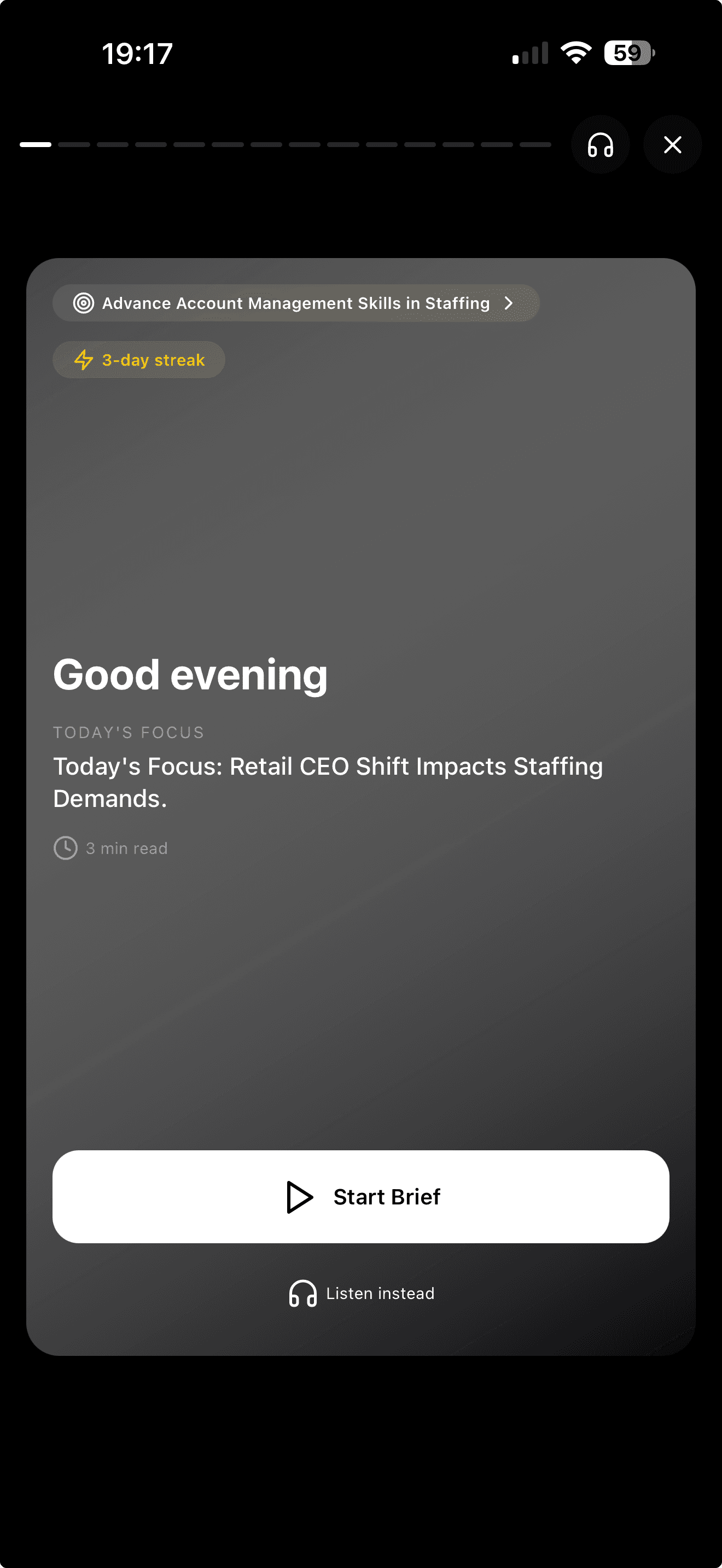 Relevant App Daily Brief